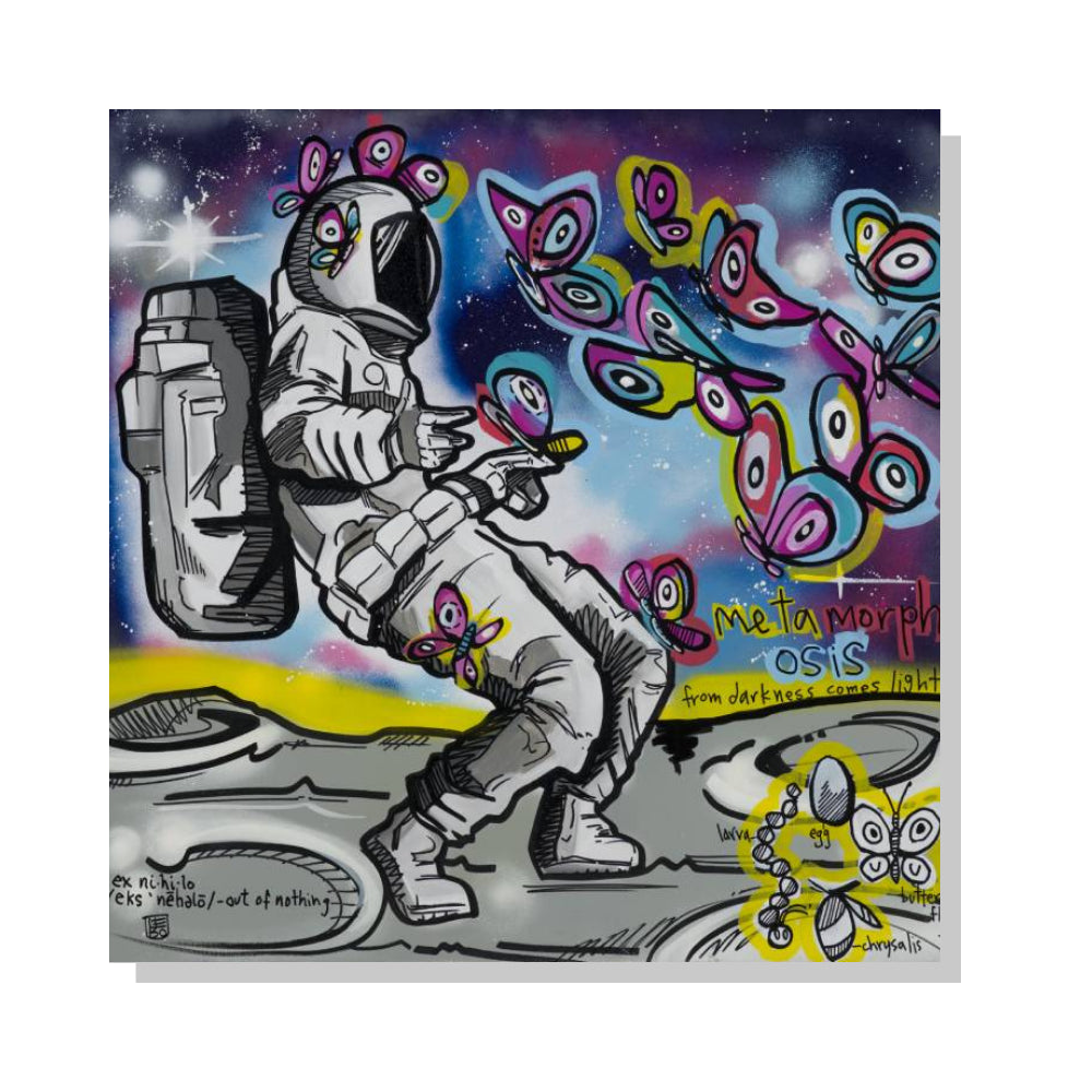 Metamorphosis, From Darkness Comes Light - Lebo Steel Mineral Print
